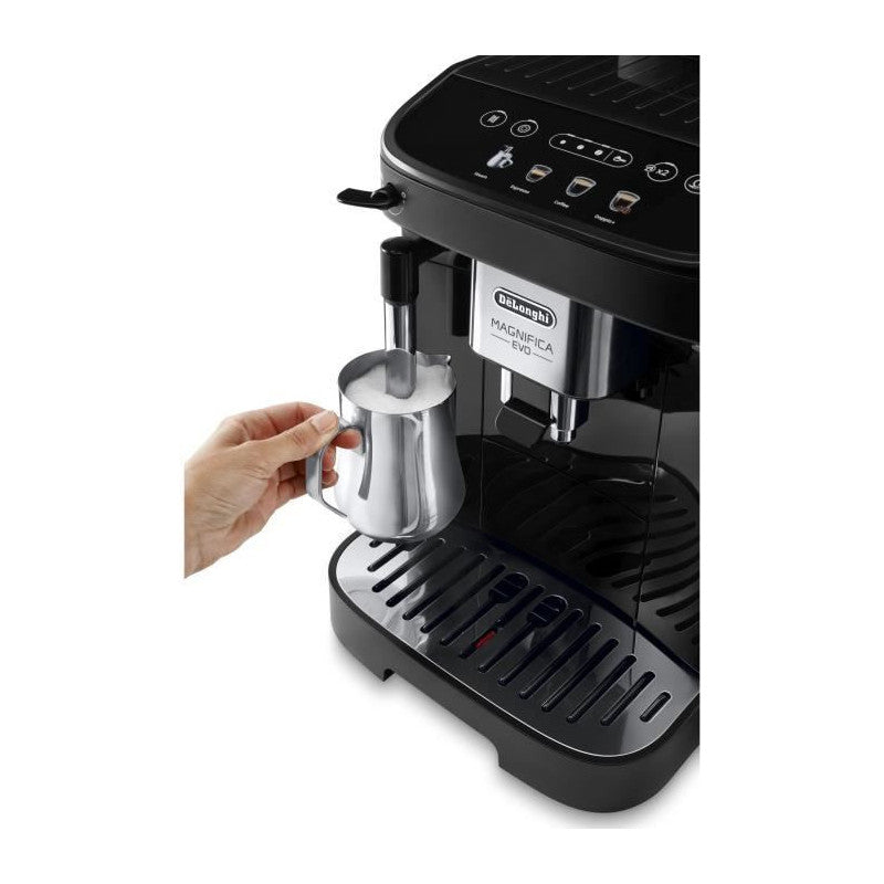 Ecam290.22.b - Machine A Cafe Expresso Broyeur Magnifica Evo - 1450w - 3 Boissons - 1,8l - 250g De Grains Delonghi