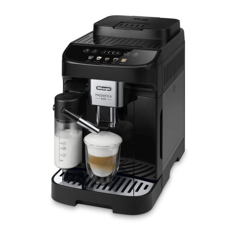Magnifica Evo, Machine Expresso Avec Broyeur, Technologie Boissons Lactees, Ecam290.61.b, Noir Delonghi