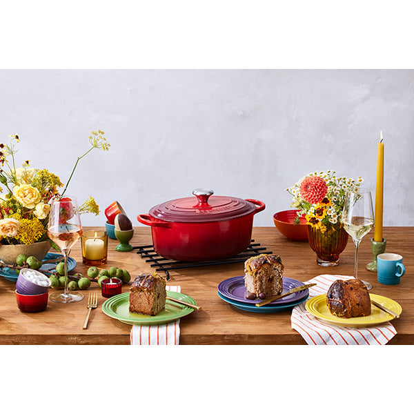 Cocotte fonte ovale cerise 31 cm Le Creuset