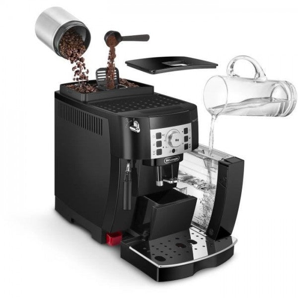 Machine A Cafe Expresso Avec Broyeur Delonghi Magnifica S Ecam22.140.b Delonghi