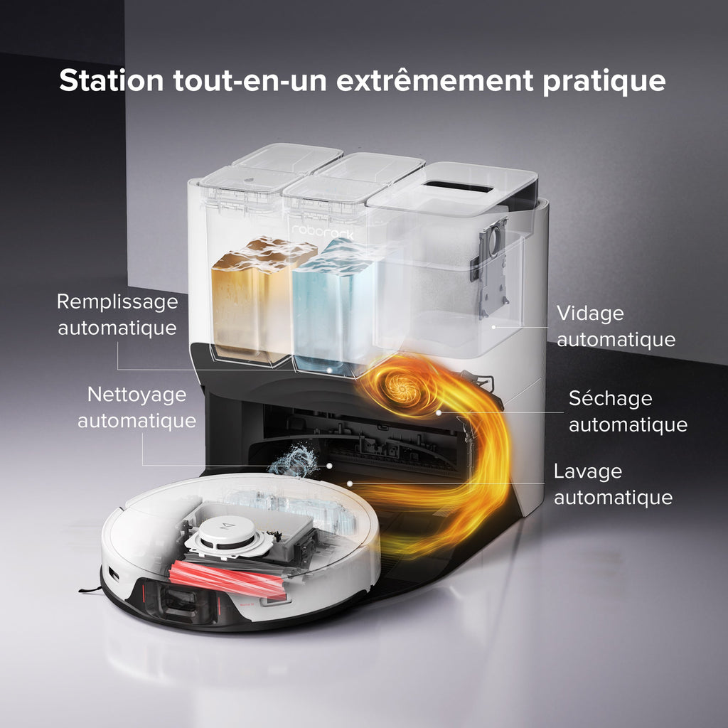 Aspirateur robot Roborock S8 Pro Ultra avec RockDock® Ultra
