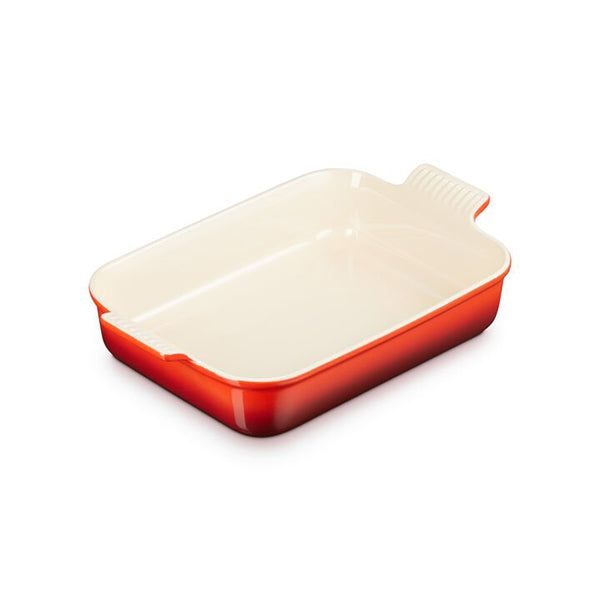 Plat rectangulaire en céramique émaillée 32 cm Cerise Le Creuset