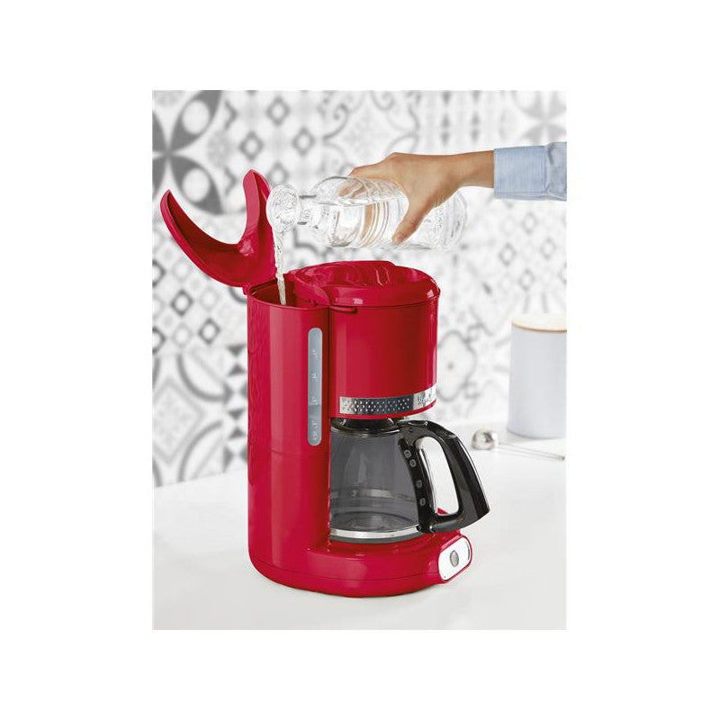 Cafetiere Soleil 1000w 10-15t Retro Rouge   - Fg381510 Moulinex