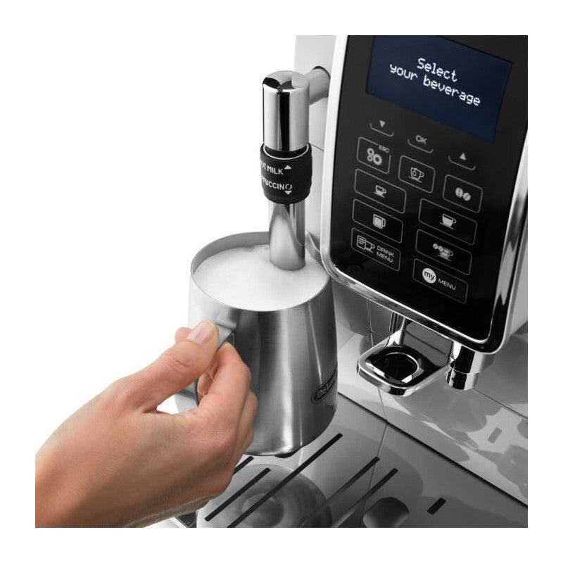 Ecam 350.35.w Expresso Broyeur  Dinamica Ecran 4 Recettes - Blanc Delonghi