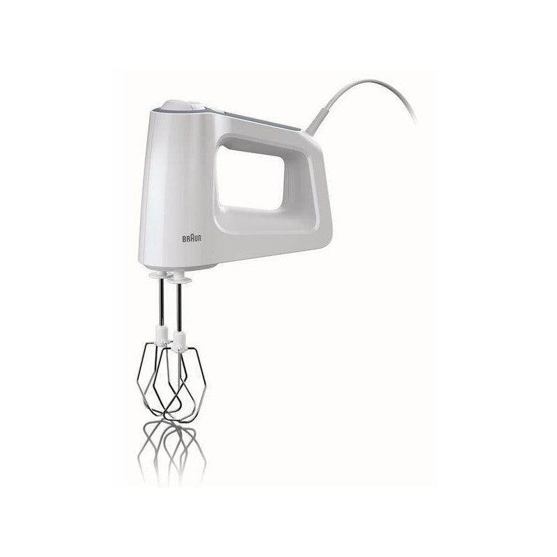 Batteur Fouet Inox Petrin Pied Plastique 500w 5vit     - Hm3135wh Braun