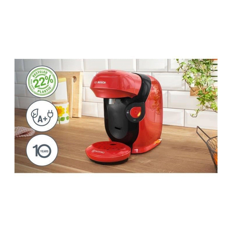 Machine A Café Multi-boissons -   - Tassimo - T11 Style Rouge - 1400 W Bosch
