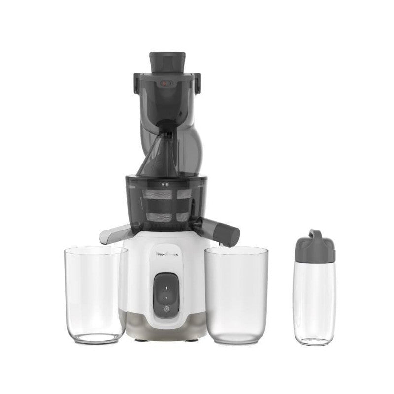 Zu600110 Ultra Juice Extracteur De Jus A Froid 2 Filtres Gourde 600 Ml Goulotte Extra-large 85 Mm, Programme Automatiqu Moulinex