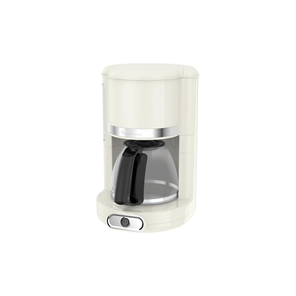 Cafetiere Ivoire 1000w 1,25l 10/15t Design Annee 50 Ivoire   - Fg381a10 Moulinex