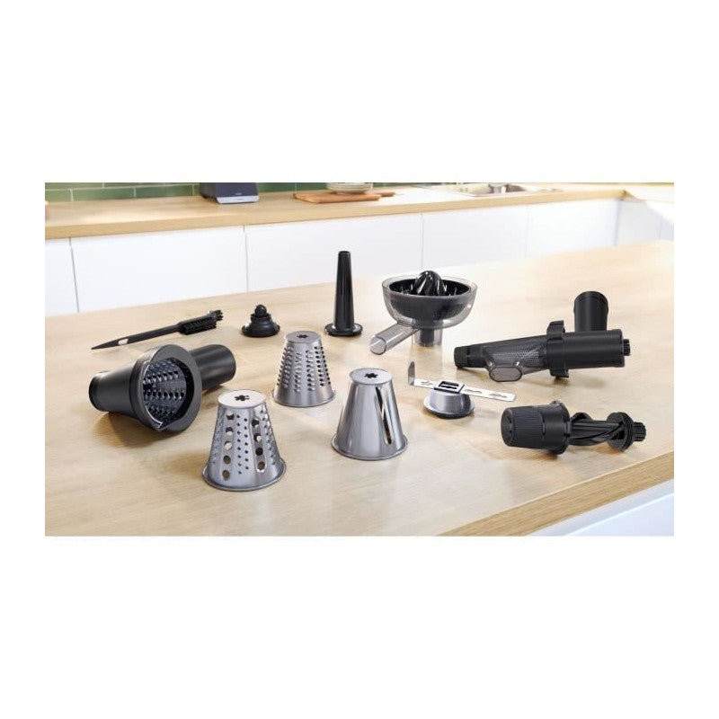 Hachoir A Viande   Série 6 Mfws640b - 500 W - 3,5 Kg/mn - 3 Grilles De Hachoir - Noir Bosch