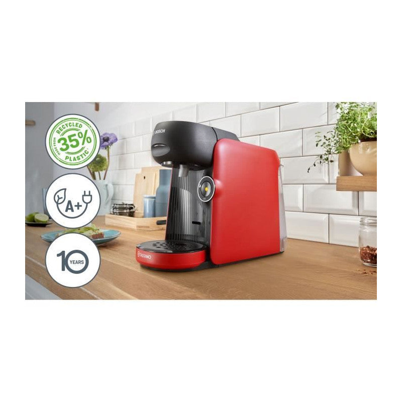 Machine A Café Multi-boissons -   Tassimo - Tas163e - T16 Finesse - 1400 W - 0,7 L - Rouge Bosch