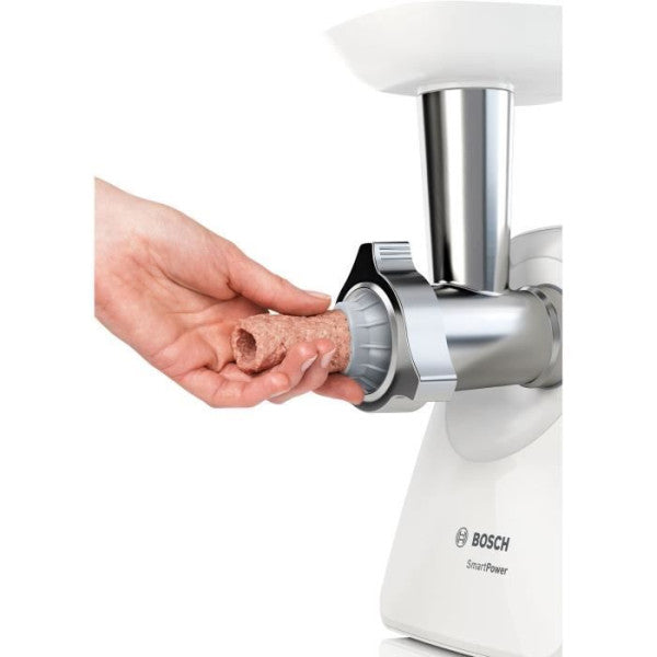 Hachoir Electrique  A Viande Smartpower -  - Mfw2520w - 2 Grilles De H Bosch