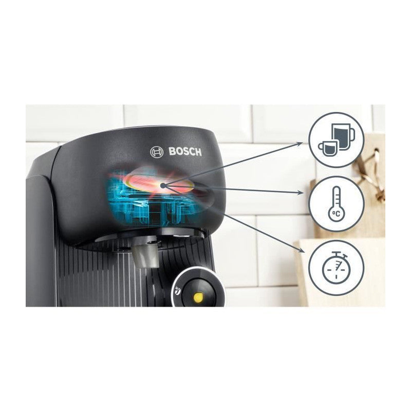 Machine A Café -   - Tas16b2 - Tassimo Finesse - 1400 W - 0,7 L - Noir Bosch