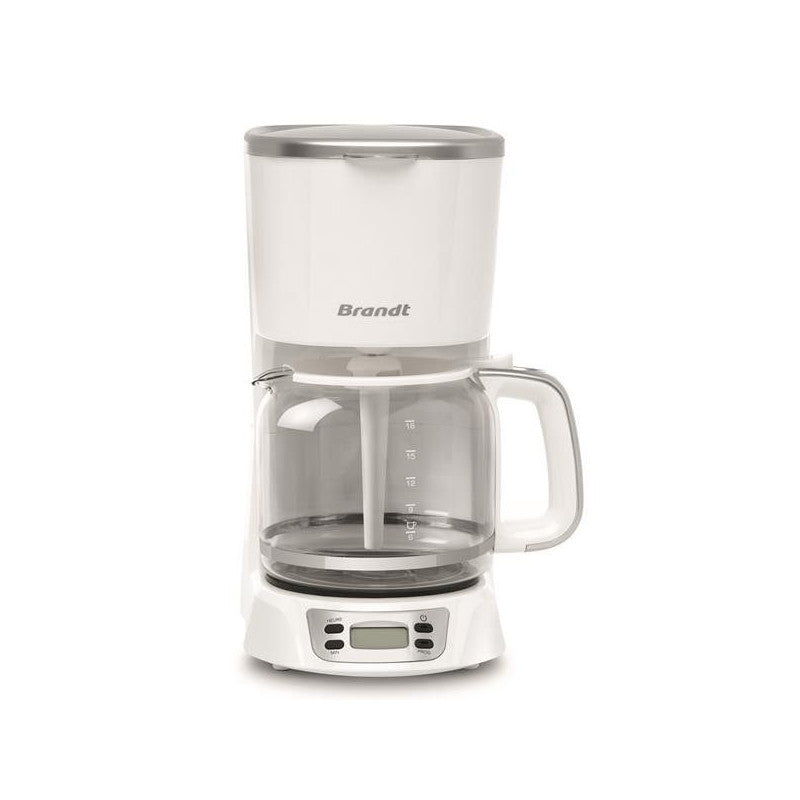 Cafetiere Prog 18 Tasses Blanc Silver    - Caf1318es Brandt