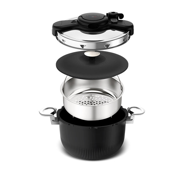 Cocotte-Minute® Clipso Tempo 3-en-1 6L Seb