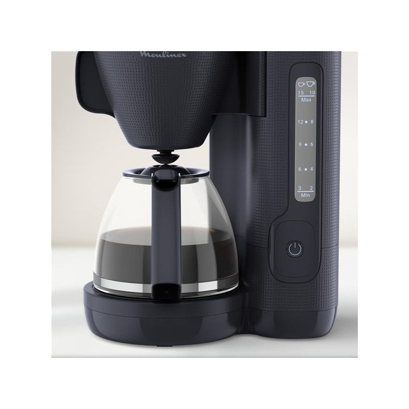 Cafetiere Morning 1000w 1,25l 10/15t Belu Nuit   - Fg2m0810 Moulinex