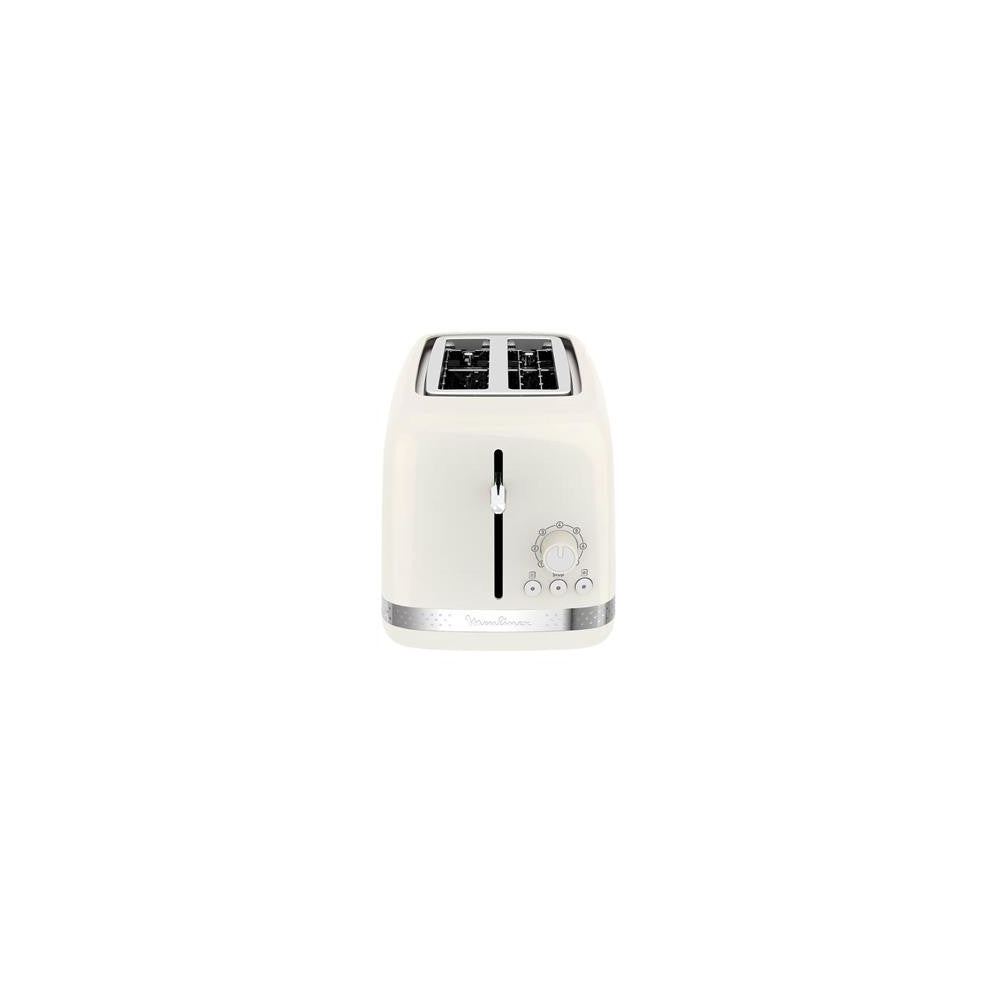 Toaster 2 Tranches 850w Design Annee 50 Ivoire   - Lt300a10 Moulinex