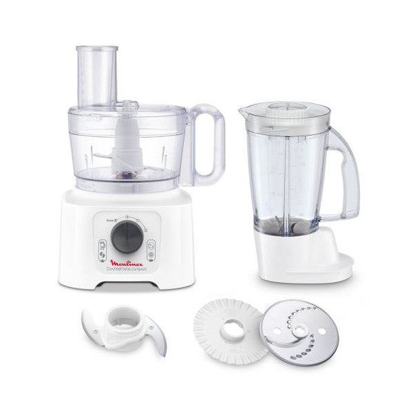 Robot Multifonctions Moulinex Double Force Compact Fp542111 800 W Blan Moulinex