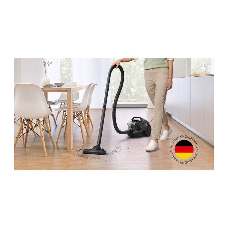 Nouveauté ! Aspirateur Traineau Sans Sac -   Bgc21x300 - 550w - 2l - 76 Db - Noir Bosch