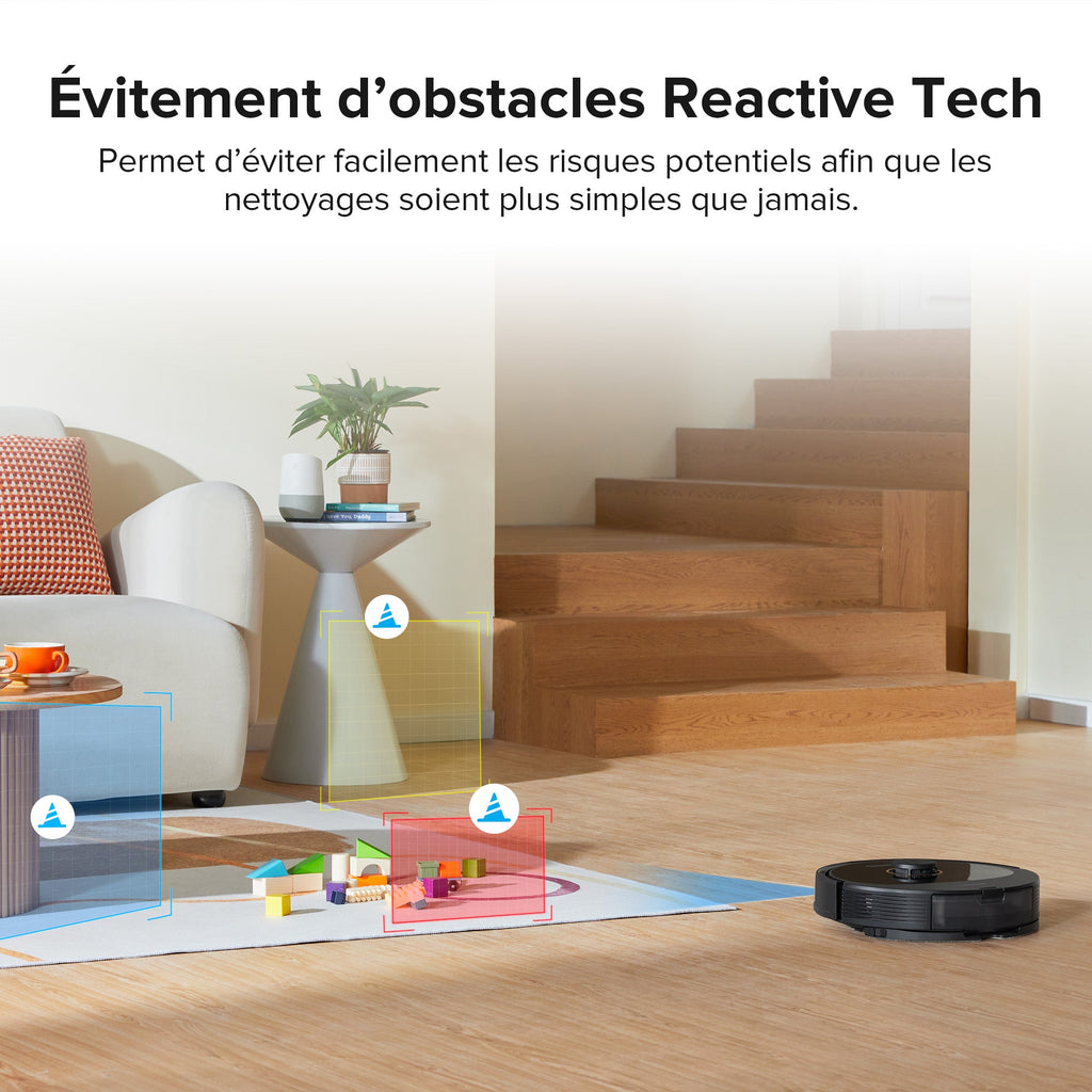 Roborock Q8 Max+ robot aspirateur avec station de vidage automatique
