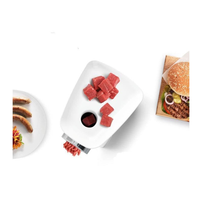 Hachoir A Viande Smartpower -   - Mfw2510w - 2 Grilles De Hachoir - Garnisseur De Saucisses - Blanc Bosch