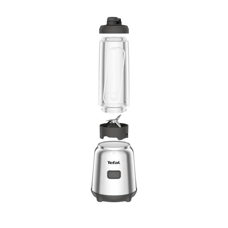 Moulinex blender mixeur, 300 w, 2 bouteilles tritan à emporter, 4 lames amovibles, compact Moulinex