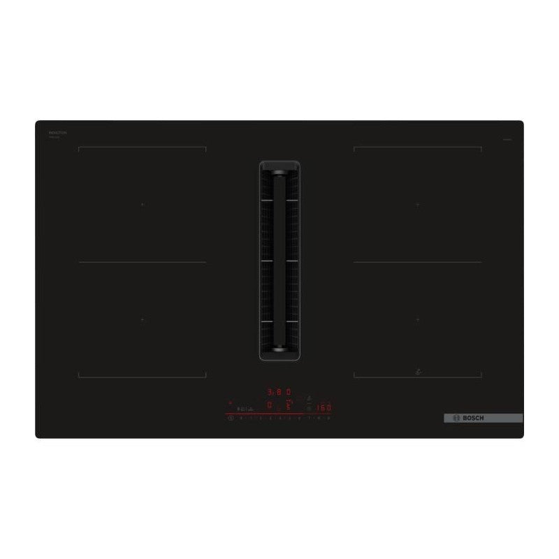 Table Induction Aspirante -   Ser6 - Pvq811h26e Noir - 4-foyers - Home Connect - L802xp522 Mm Bosch