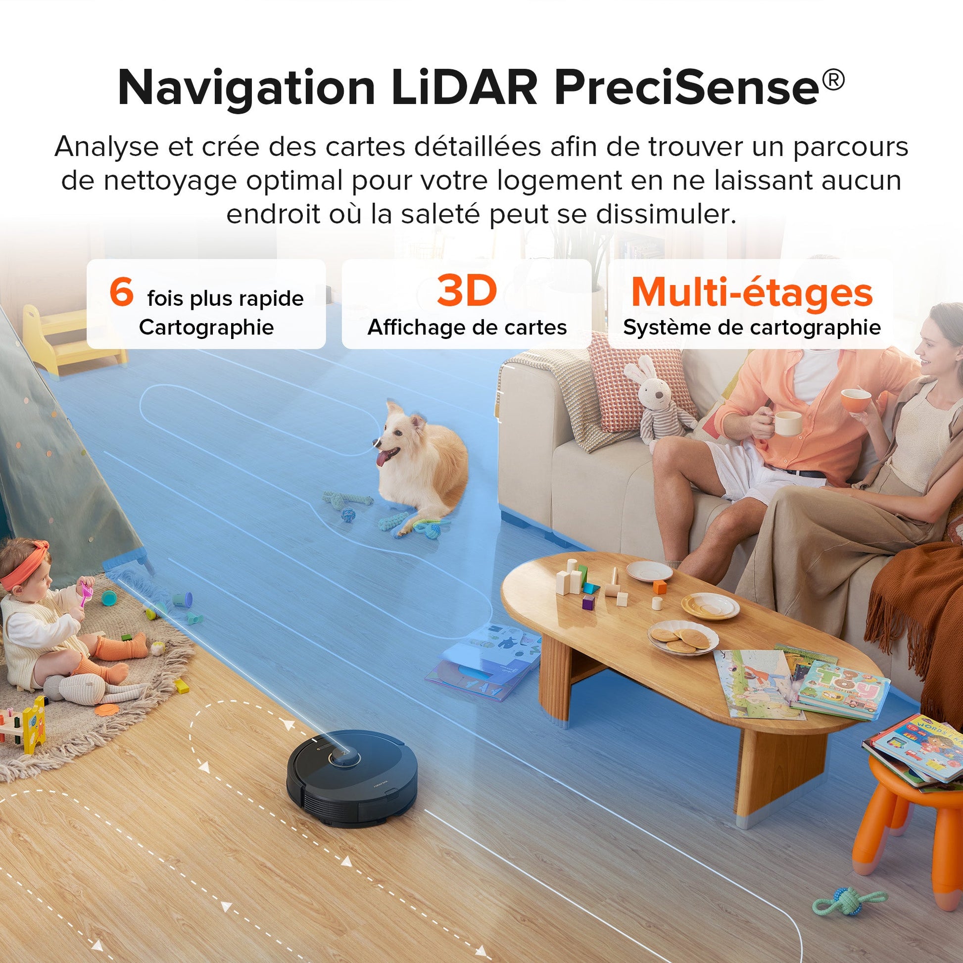 Roborock Q8 Max robot aspirateur