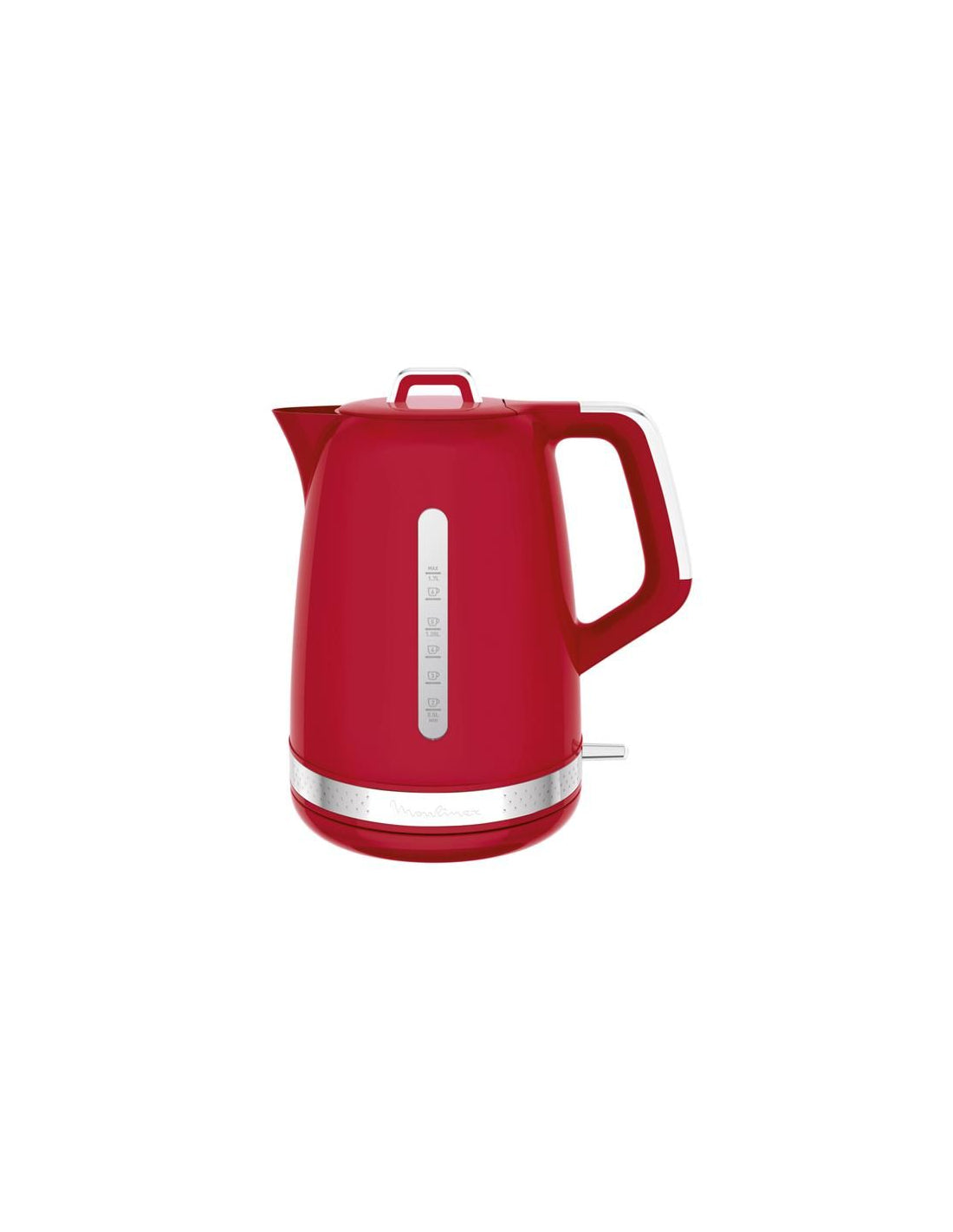Bouilloire 1.7 L Rouge - Soleil - By320510 Moulinex