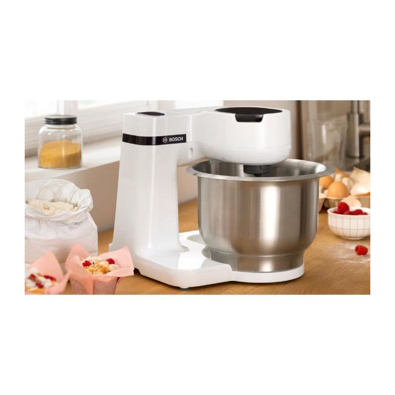Robot Patissier Compact Et Multifonction Kitchen Machine   Serie 2 - 700w - 3,8l - Blanc Bosch