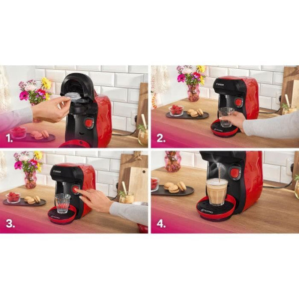 Coffeepadmachine Tassimo Red Black (tas103e) Bosch