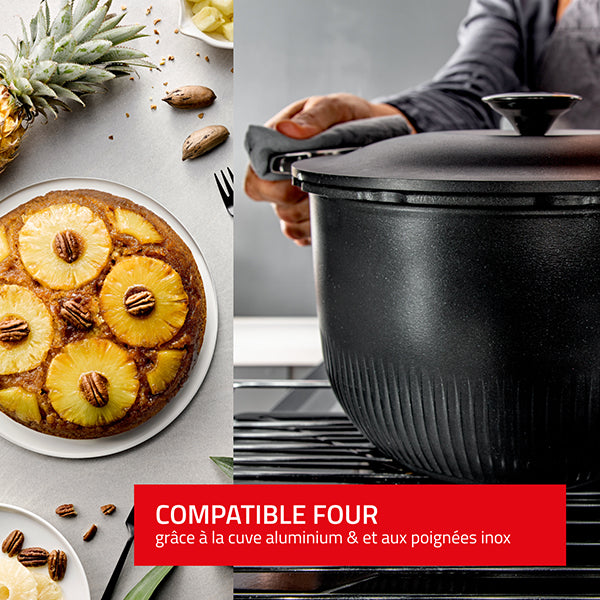 Cocotte-Minute® Clipso Tempo 3-en-1 6L Seb