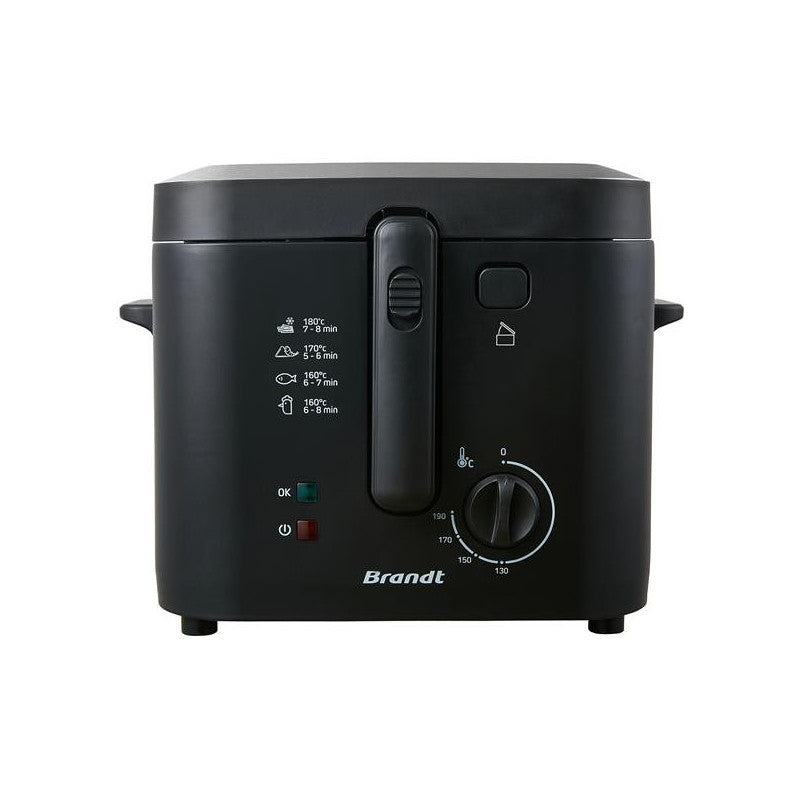 Friteuse Classique 1600w 2,5l 900gr Th° Hublot Couvercle Demontable   - Fri25x2 Brandt