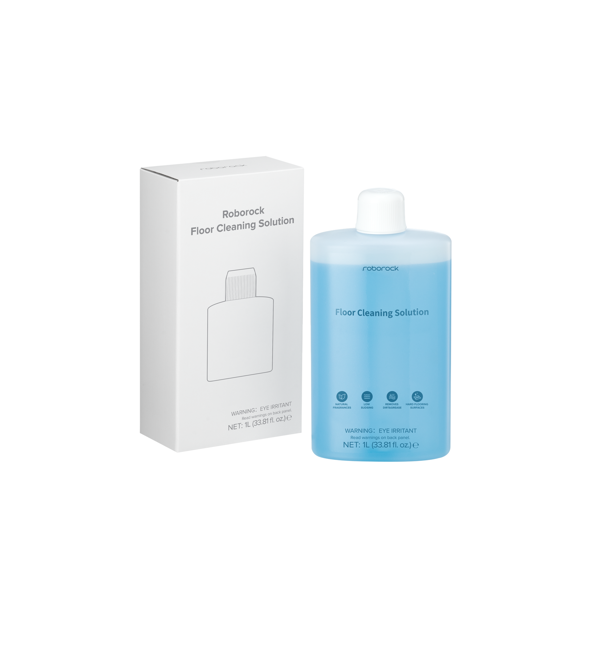 Roborock Solution de nettoyage de sol 1L pour tous les aspirateurs et mops (Saros, Qrevo, S8, Q10, QV, Q8, Q7, Q5, F25, Flexi, Dyad)