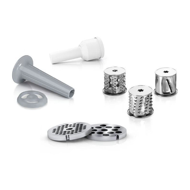 Hachoir A Viande -   - Mfw2514w Smartpower - Blanc - Moteur Bloqué 1500 W - 1,7 Kg/mn - 2 Grilles De Hachoir - Râpeur/émi Bosch