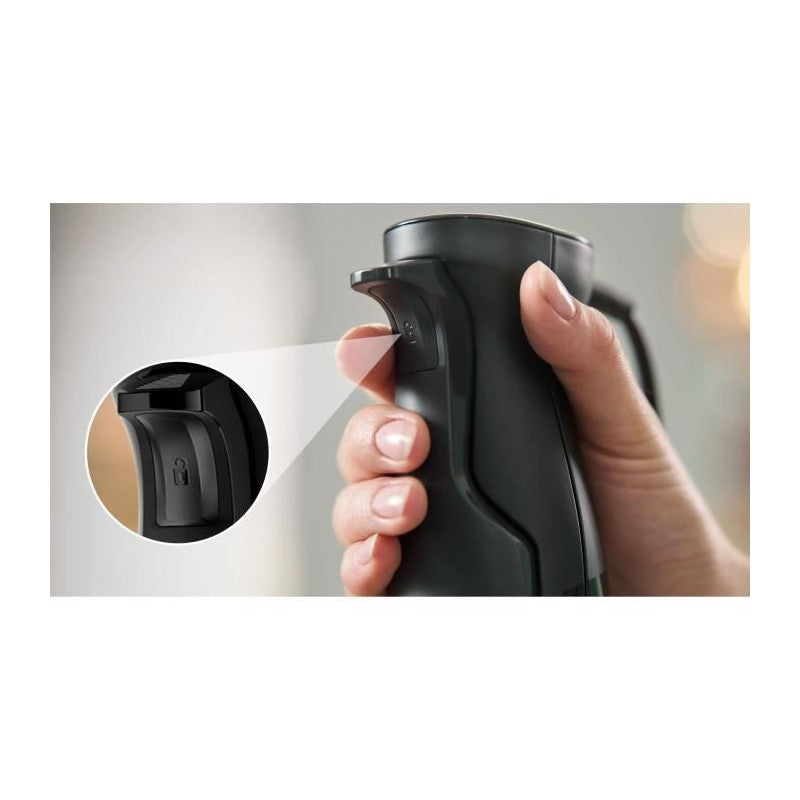 Mixeur Plongeant -   - Msm4b621 - 1000 W - 4 Lames Aiguiseés - Bol Mélangeur - Mini Hachoir - Fouet - Engrenage Céramique Bosch