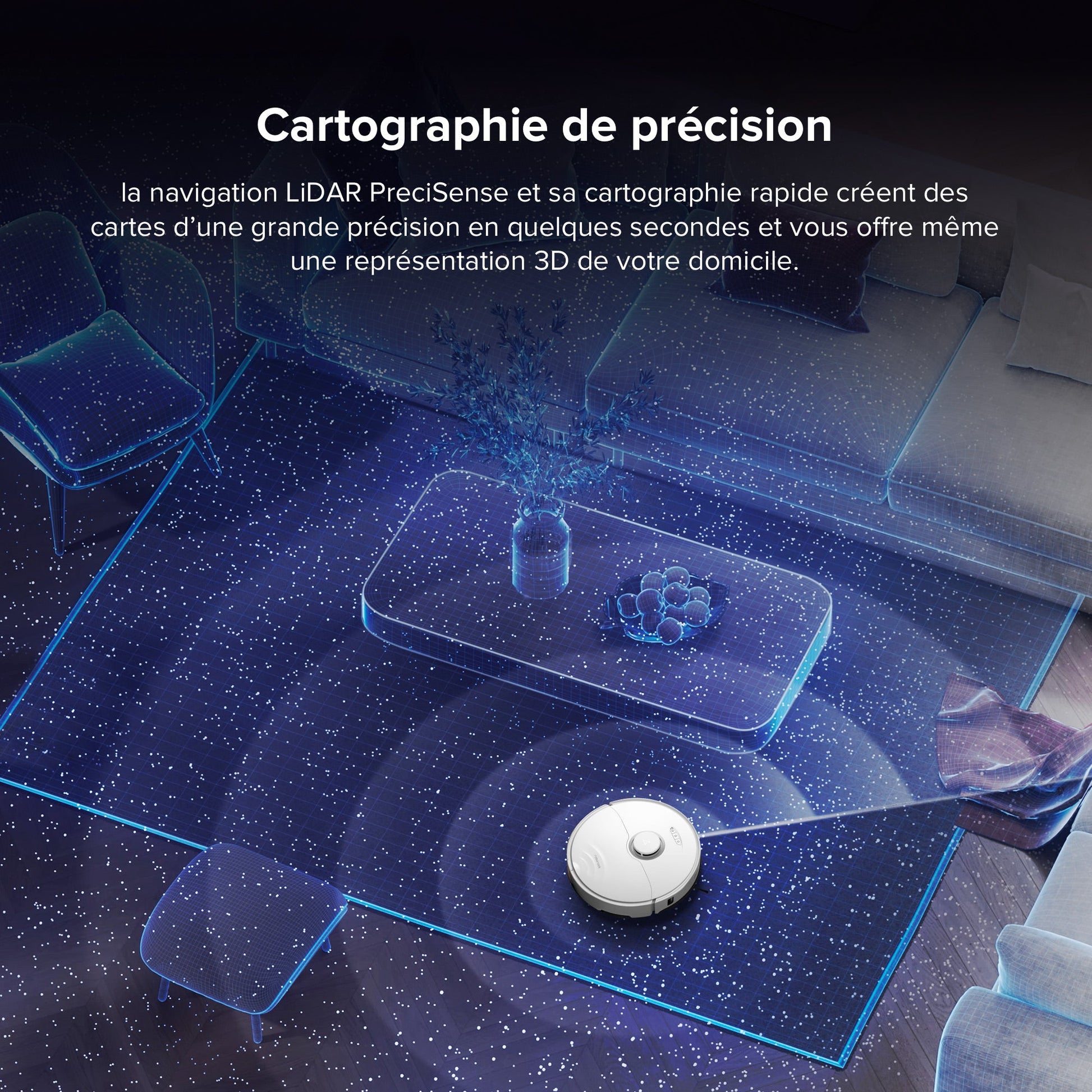 Aspirateur robot Roborock S8 Pro Ultra avec RockDock® Ultra