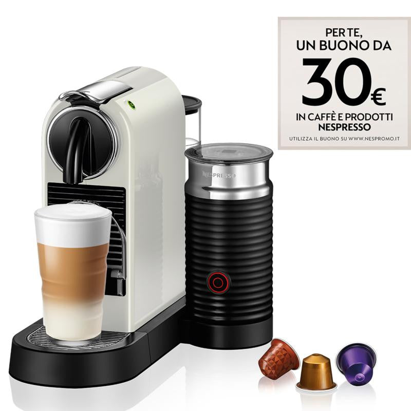 Coffeemachine Nespresso Citiz En 267 Wae  wae   Wae White Black (en 267.wae) Delonghi