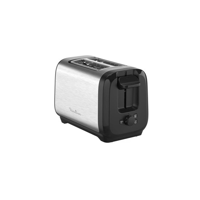 Toaster 1100w  Chauffe Rapide Subito Inox Noir   - Lt5s0de0 Moulinex