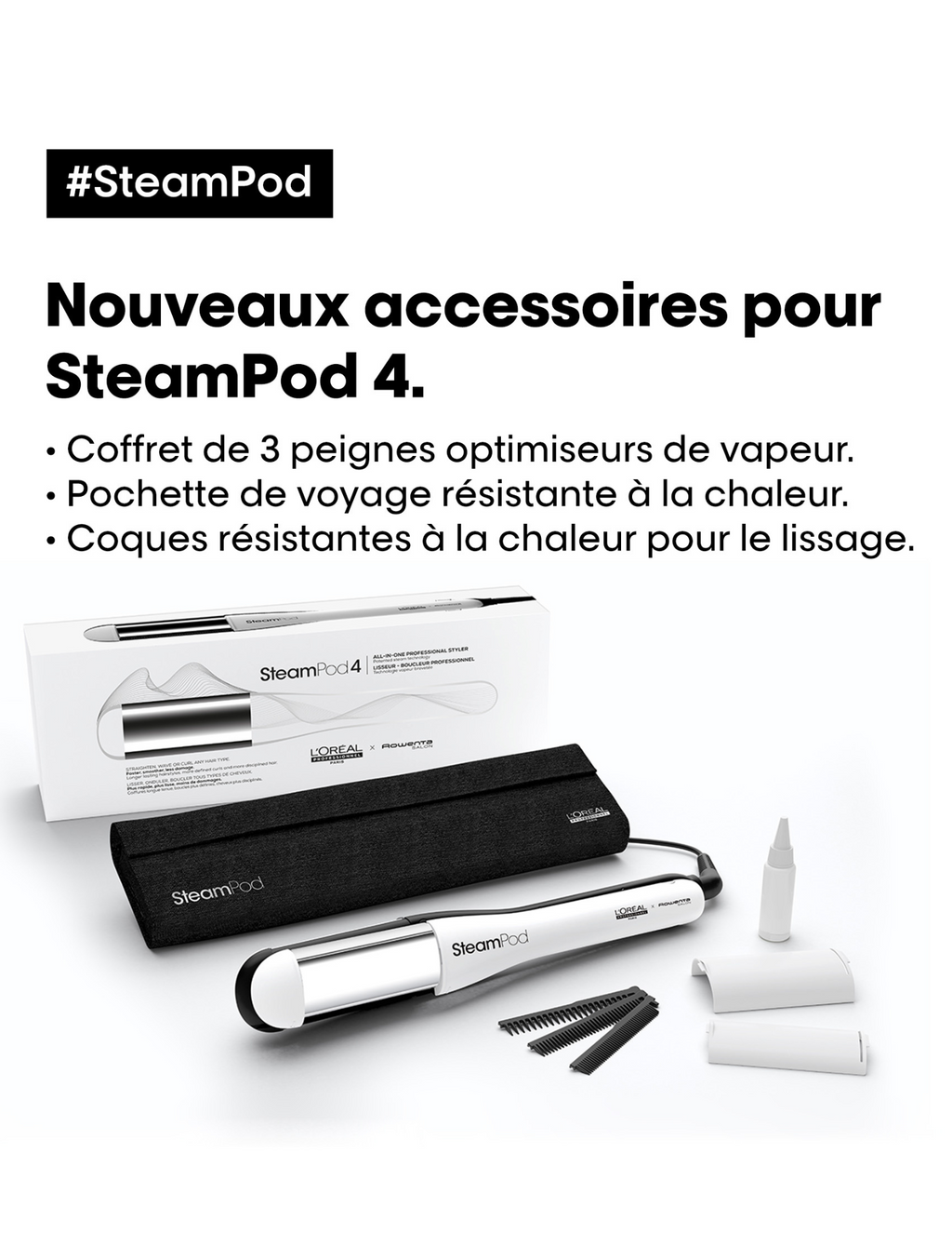 Ensemble Steampod 4.0 avec Sérum lissant