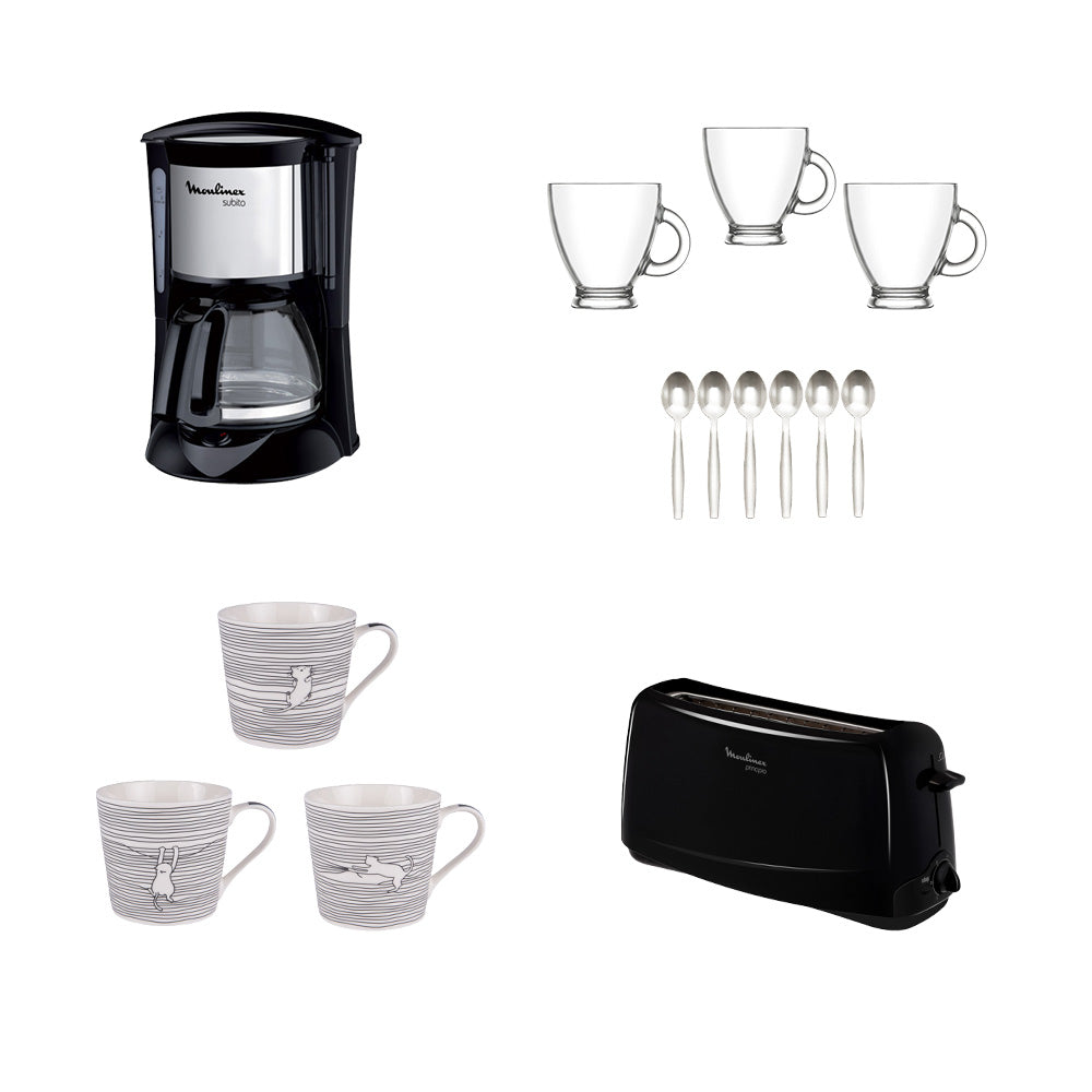 Pack Essentiel petit déjeuner 20 pièces Moulinex