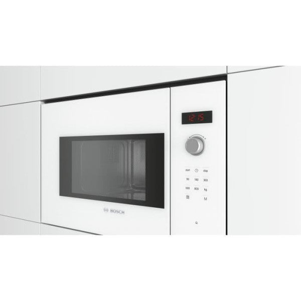 Micro-onde Encastrable - Bosch Ser4 - Bfl523mw1f - Blanc - 59,4 X 31,7 Bosch