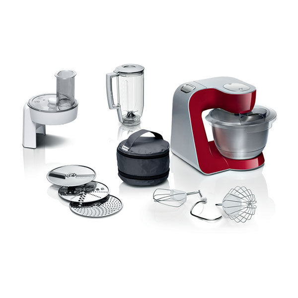 Robot pâtissier MUM Serie 4 1000 W rouge MUM58720 Bosch