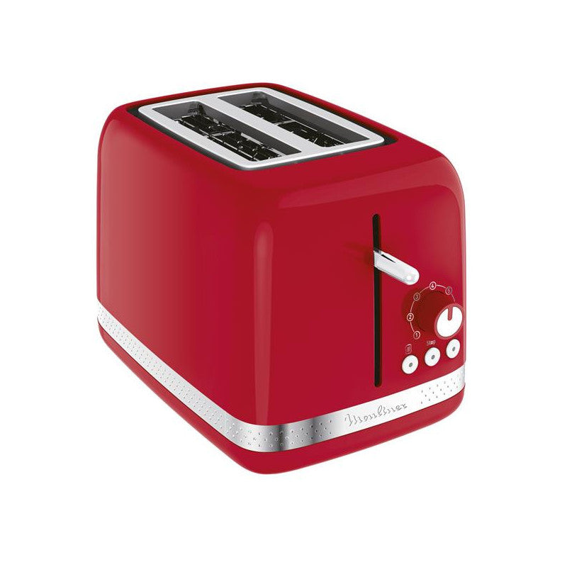 Toaster  Soleil 850w 2 Tranches Retro Rouge   - Lt300510 Moulinex