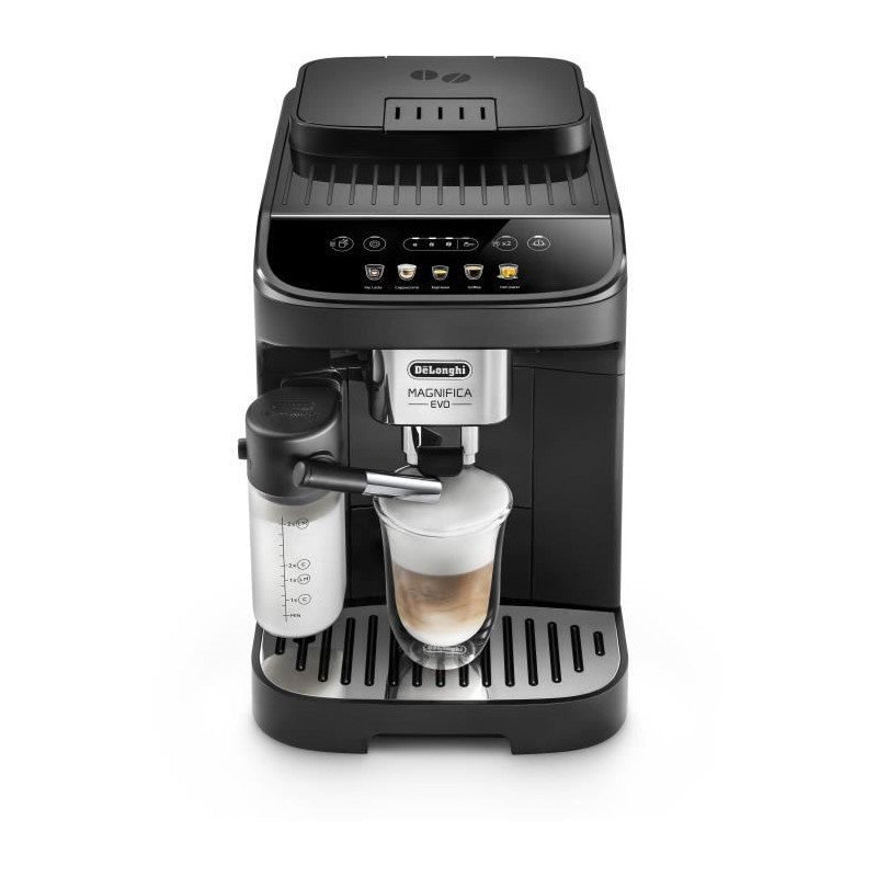 Magnifica Evo, Machine Expresso Avec Broyeur, Technologie Boissons Lactees, Ecam290.61.b, Noir Delonghi