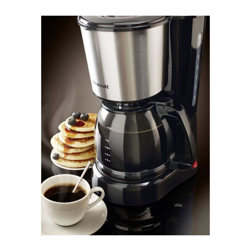 Cafetiere électrique -   - Caf815x - 15 Tasses - 800 W - Noir Brandt