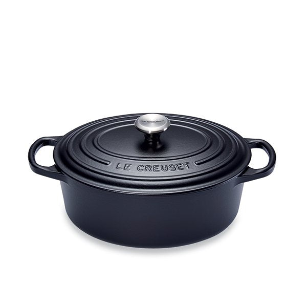 Cocotte fonte ovale 27 cm noir Le Creuset