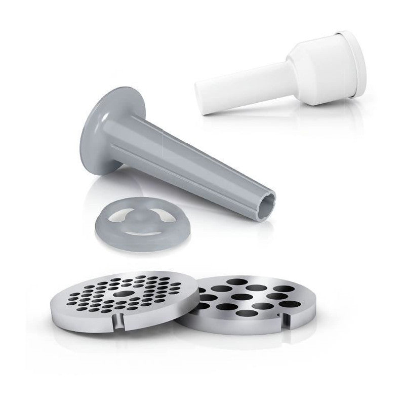 Hachoir A Viande Smartpower -   - Mfw2510w - 2 Grilles De Hachoir - Garnisseur De Saucisses - Blanc Bosch