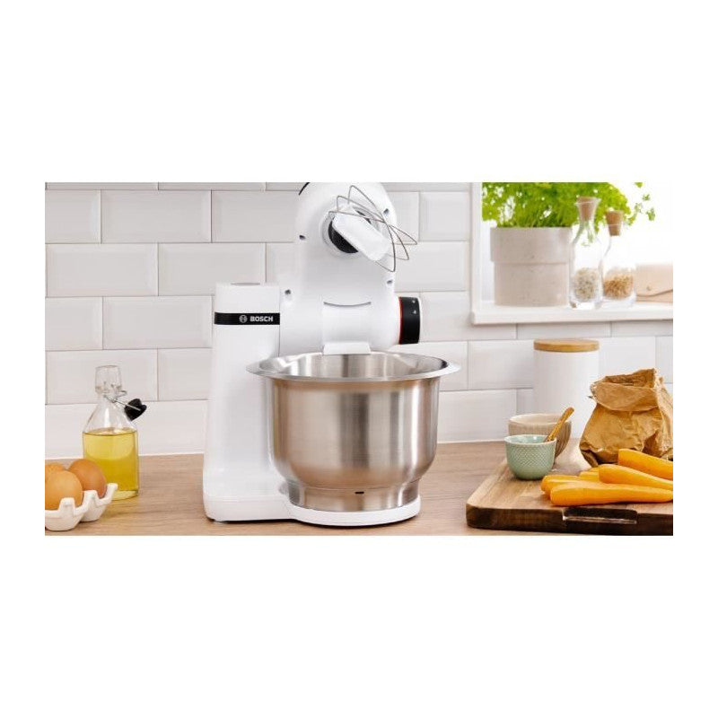 Robot Patissier Compact Et Multifonction Kitchen Machine   Serie 2 - 700w - 3,8l - Blanc Bosch