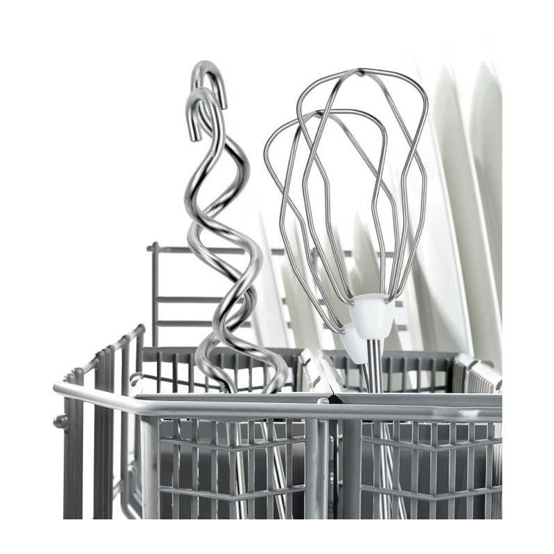 Batteur -   - Mfq3530 - 450 W - 5 Vitesses - 2 Fouets / 2 Crochets Pétrisseurs Inox - Blanc / Gris Bosch