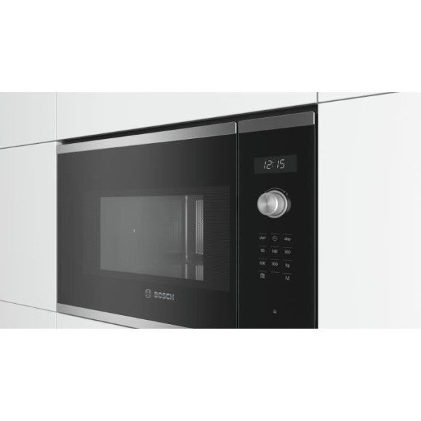 Micro-ondes Simple Encastrable - Bosch Ser6 - Bfl554ms1f - Inox - 25 L Bosch